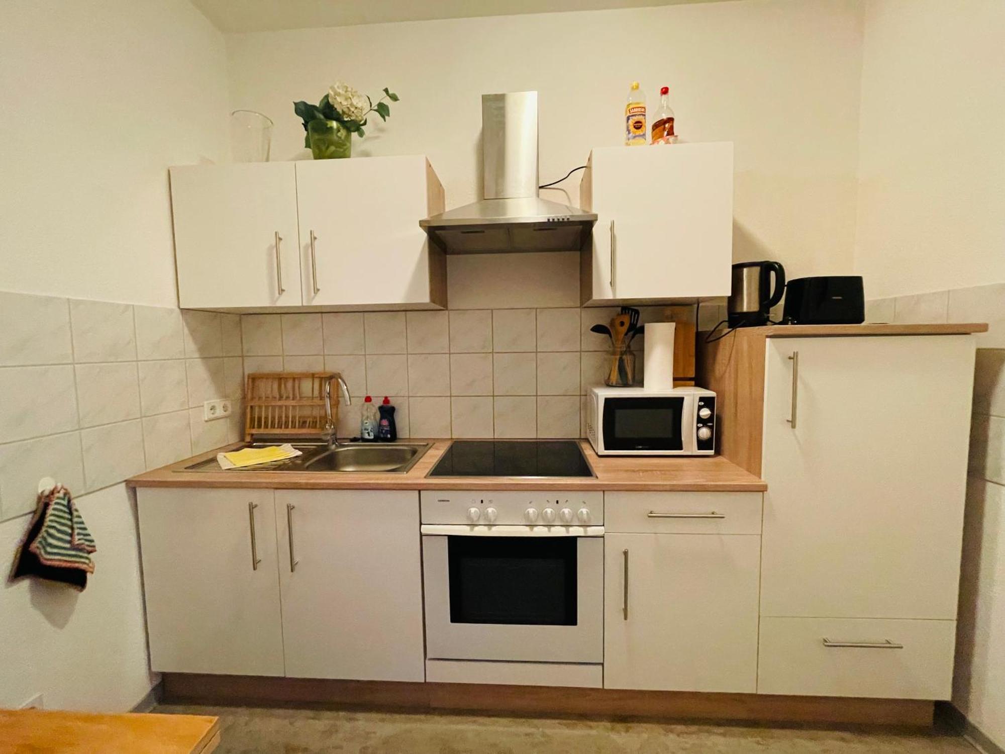 Ferienwohnung Zentrum/Hauptbahnhof Leipzig Bagian luar foto