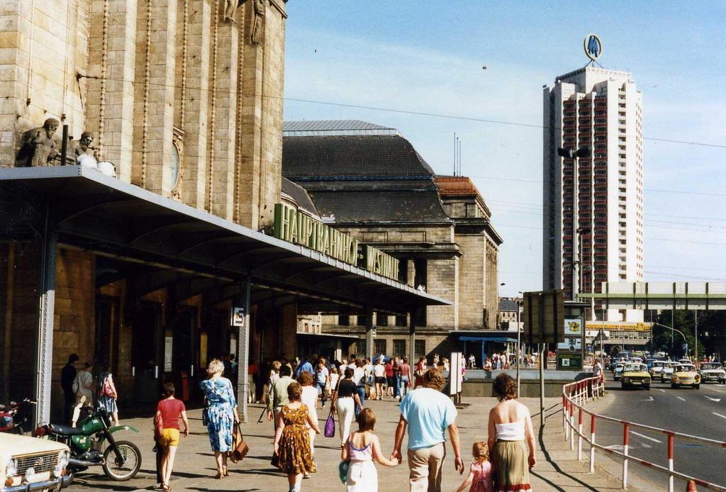 Ferienwohnung Zentrum/Hauptbahnhof Leipzig Bagian luar foto